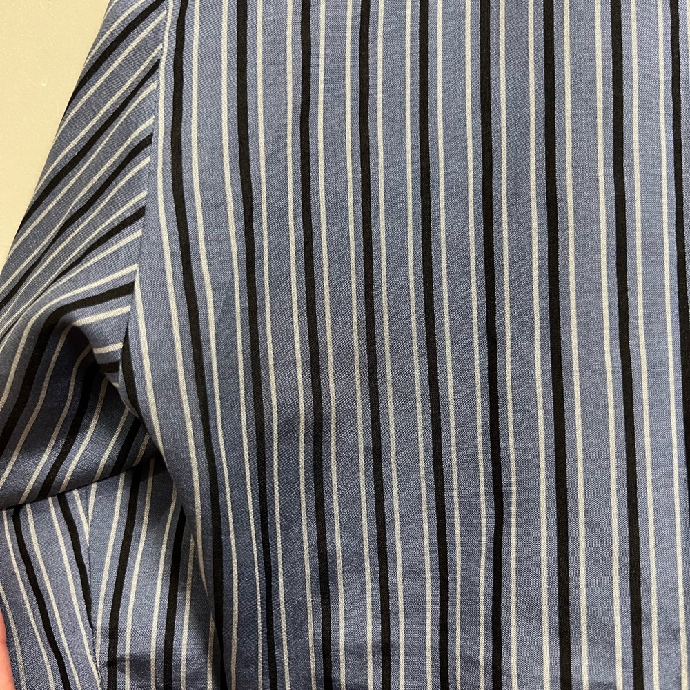 Vince Striped 100% Silk Tunic - Size S - Picture 10 of 12